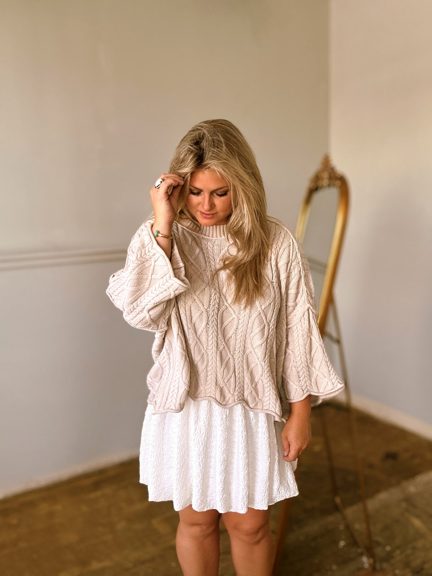 Sand & Canyon Sweater - Cream
