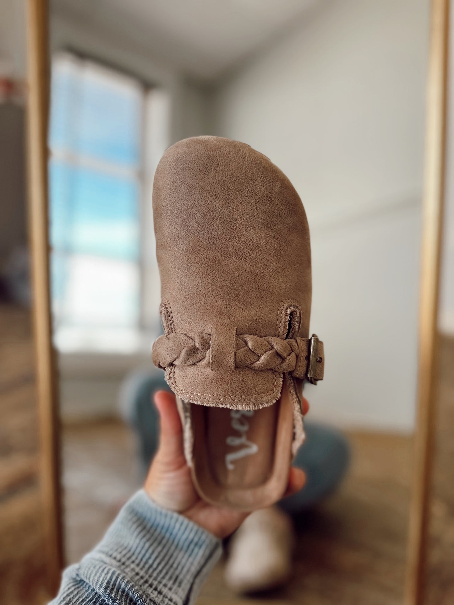 Charlie’s Beige Clogs