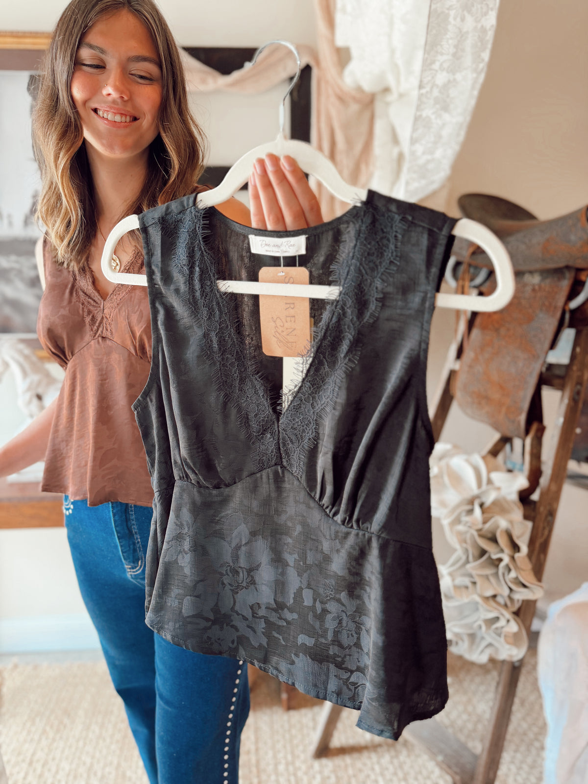 The Estelle Tank - Black