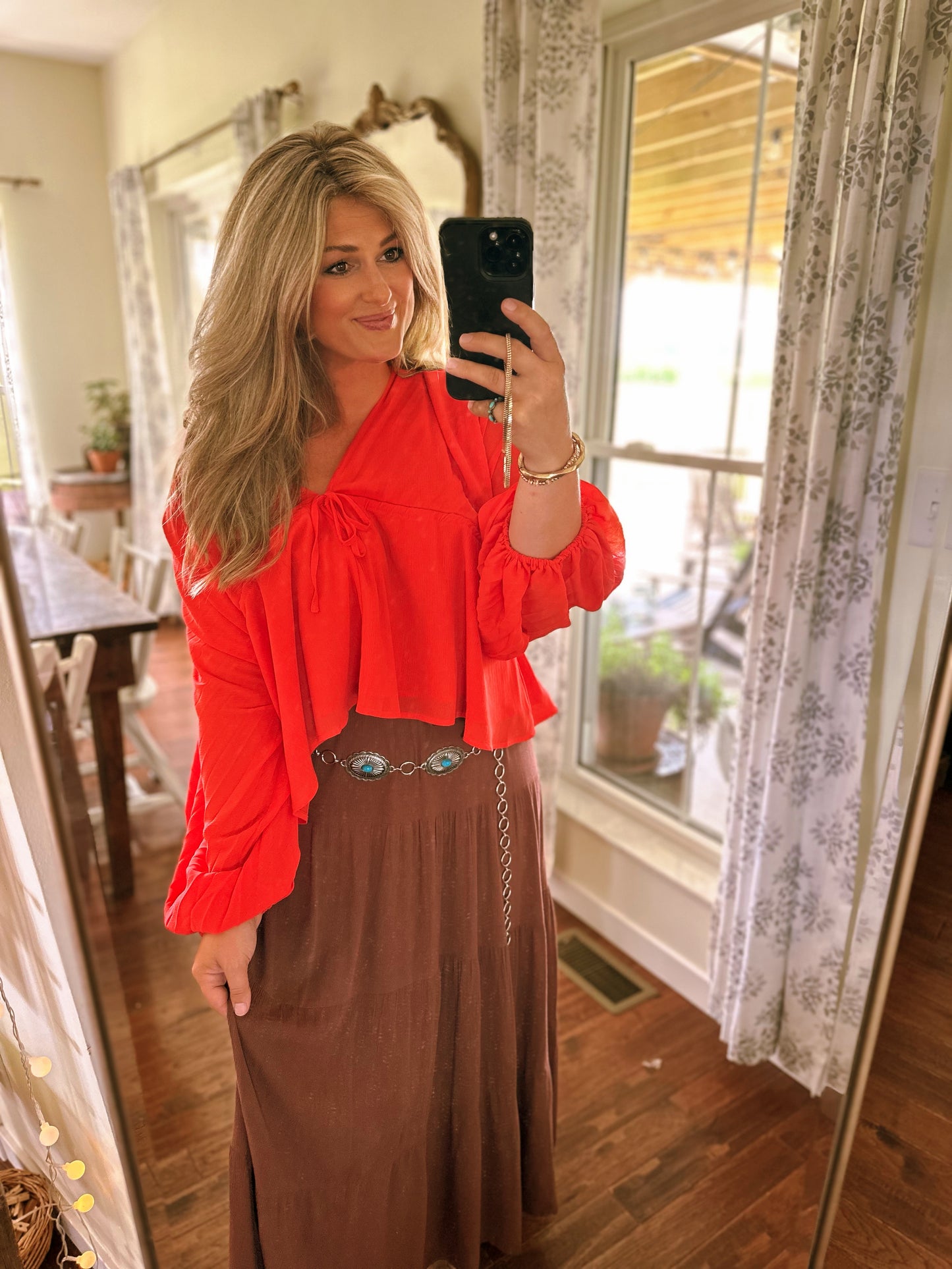 Sunset Swing Skirt - Chocolate