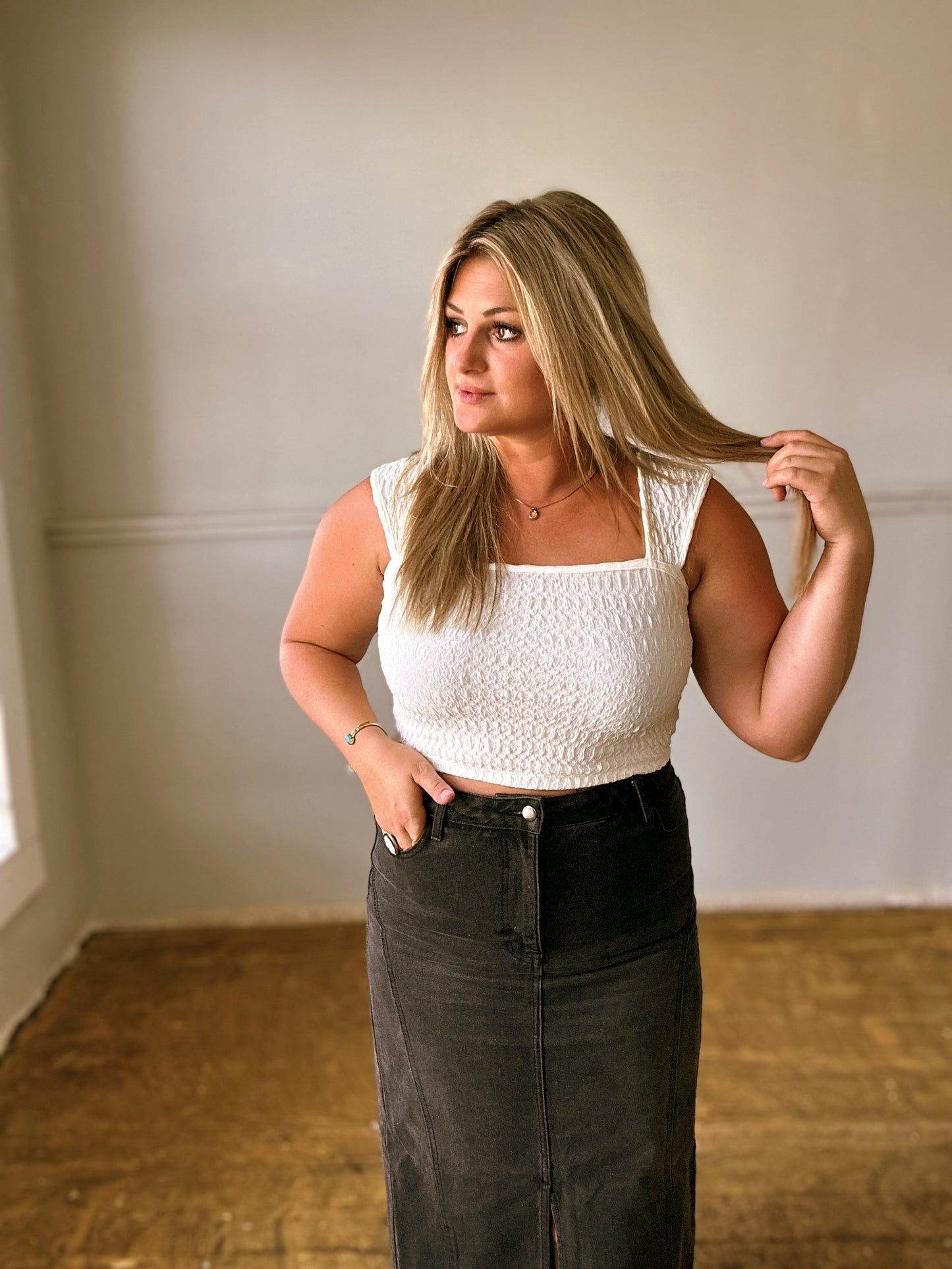 Ranchlands square neck tank
