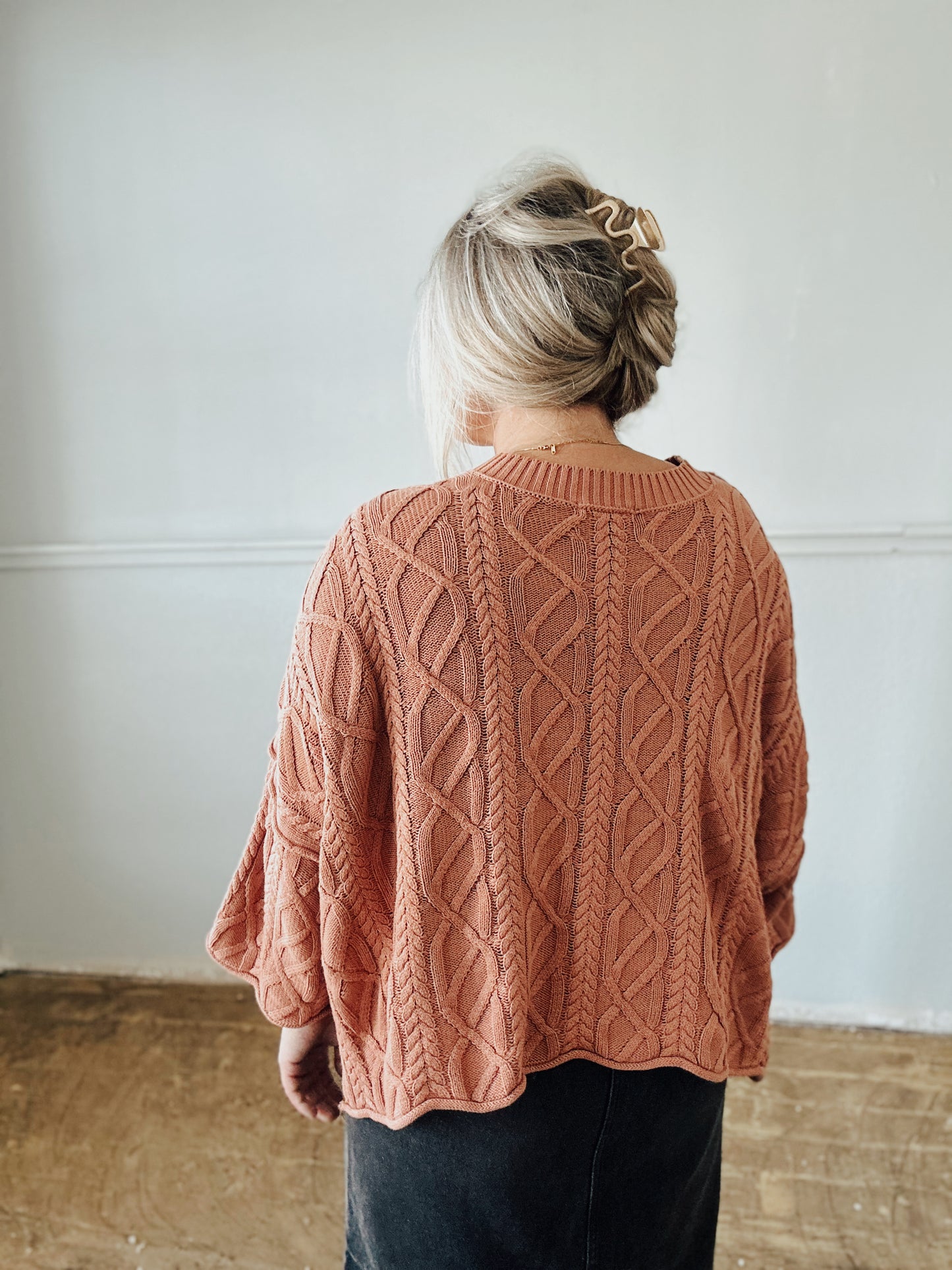 Sand & Canyon Sweater - Rust