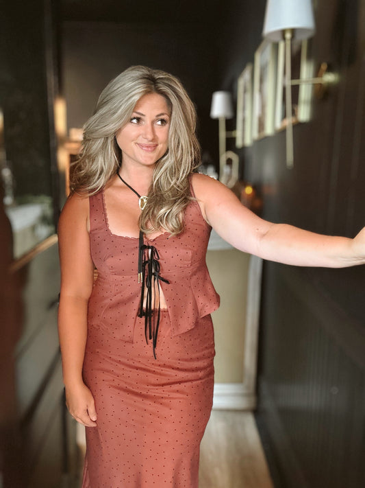 Bronco Belle Polka Dot Set