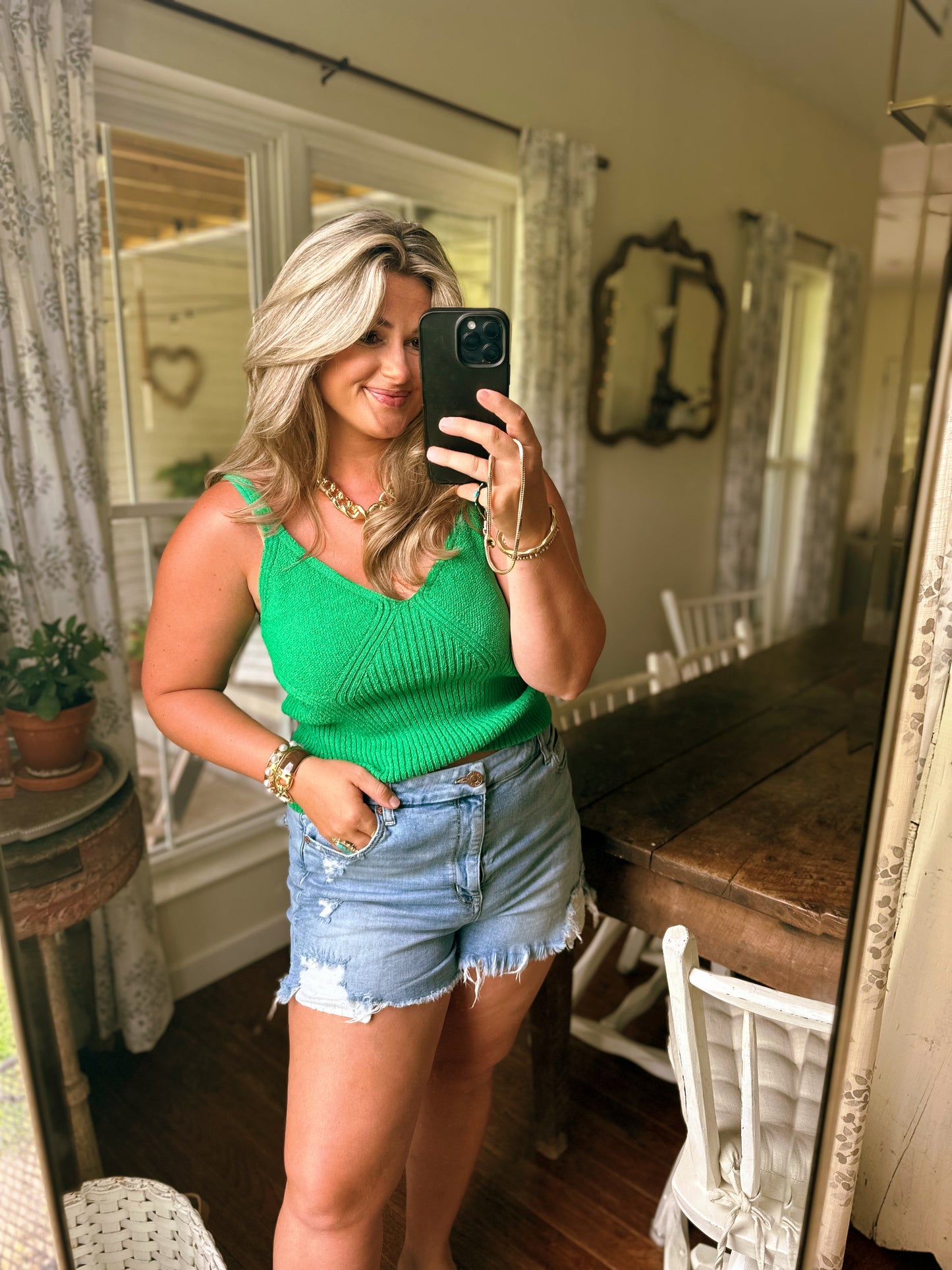 Sweet Grass Knit Tank