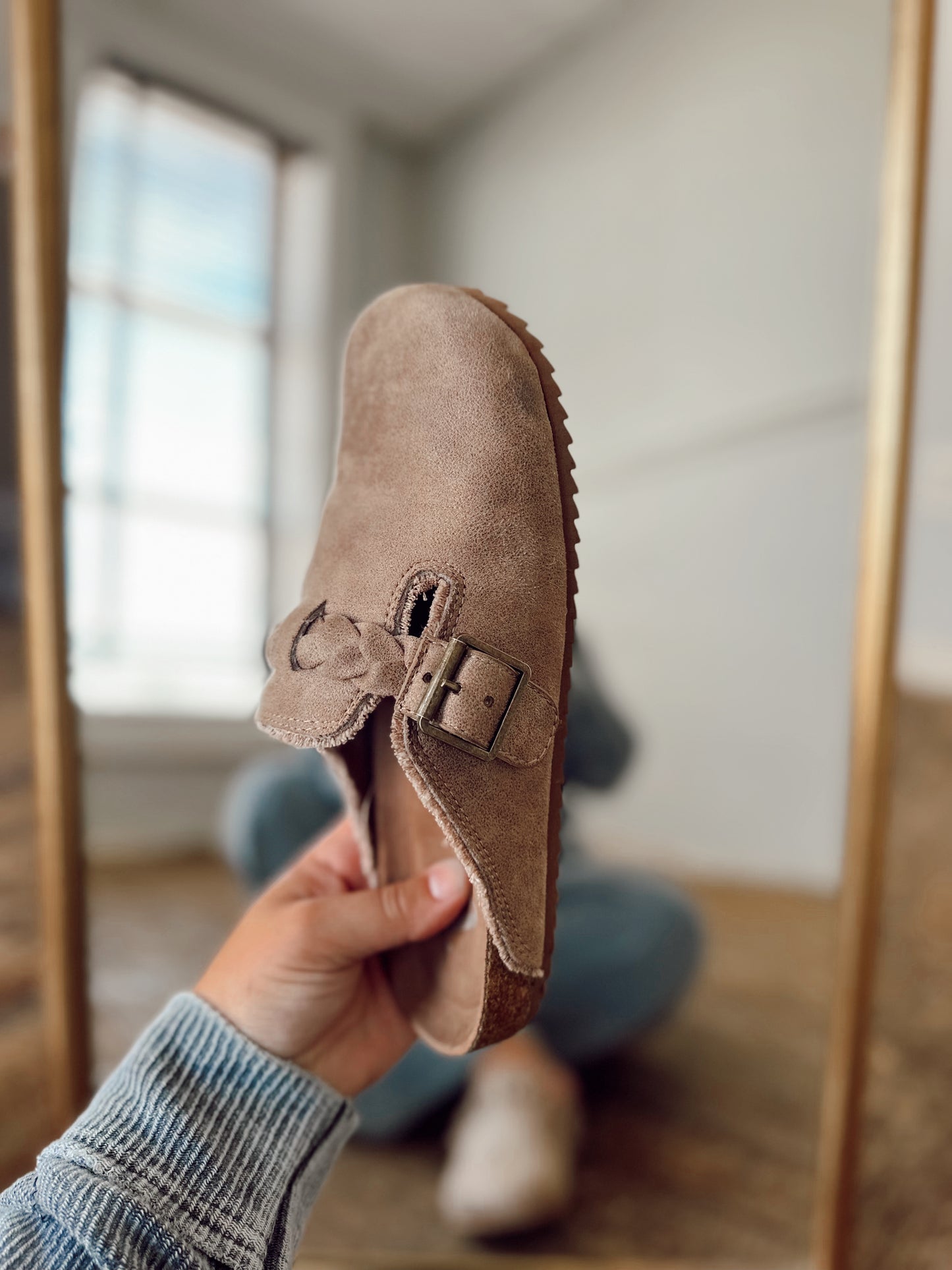 Charlie’s Beige Clogs