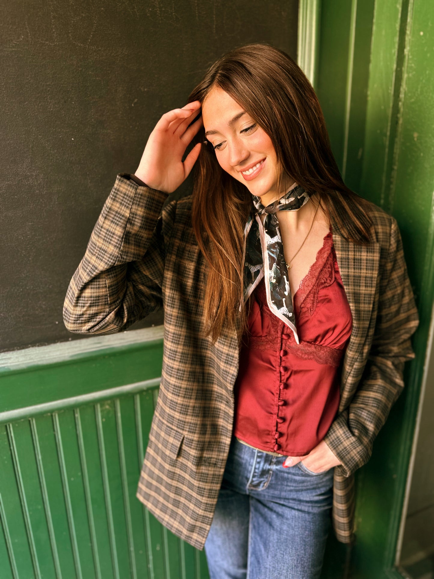 Derby Plaid Blazer