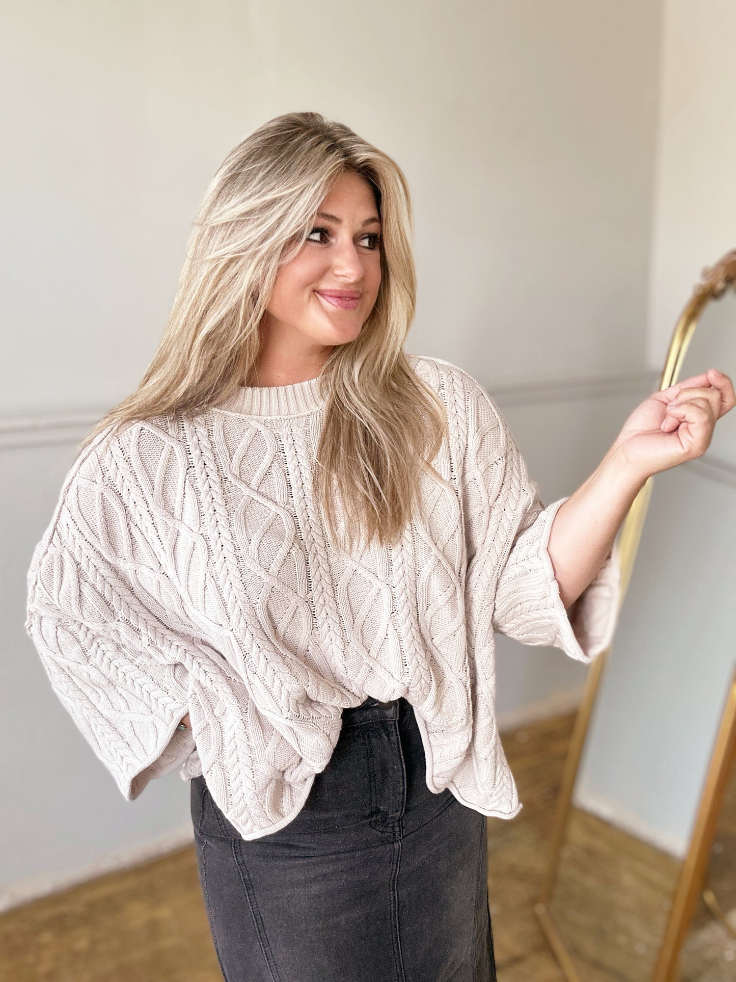 Sand & Canyon Sweater - Cream