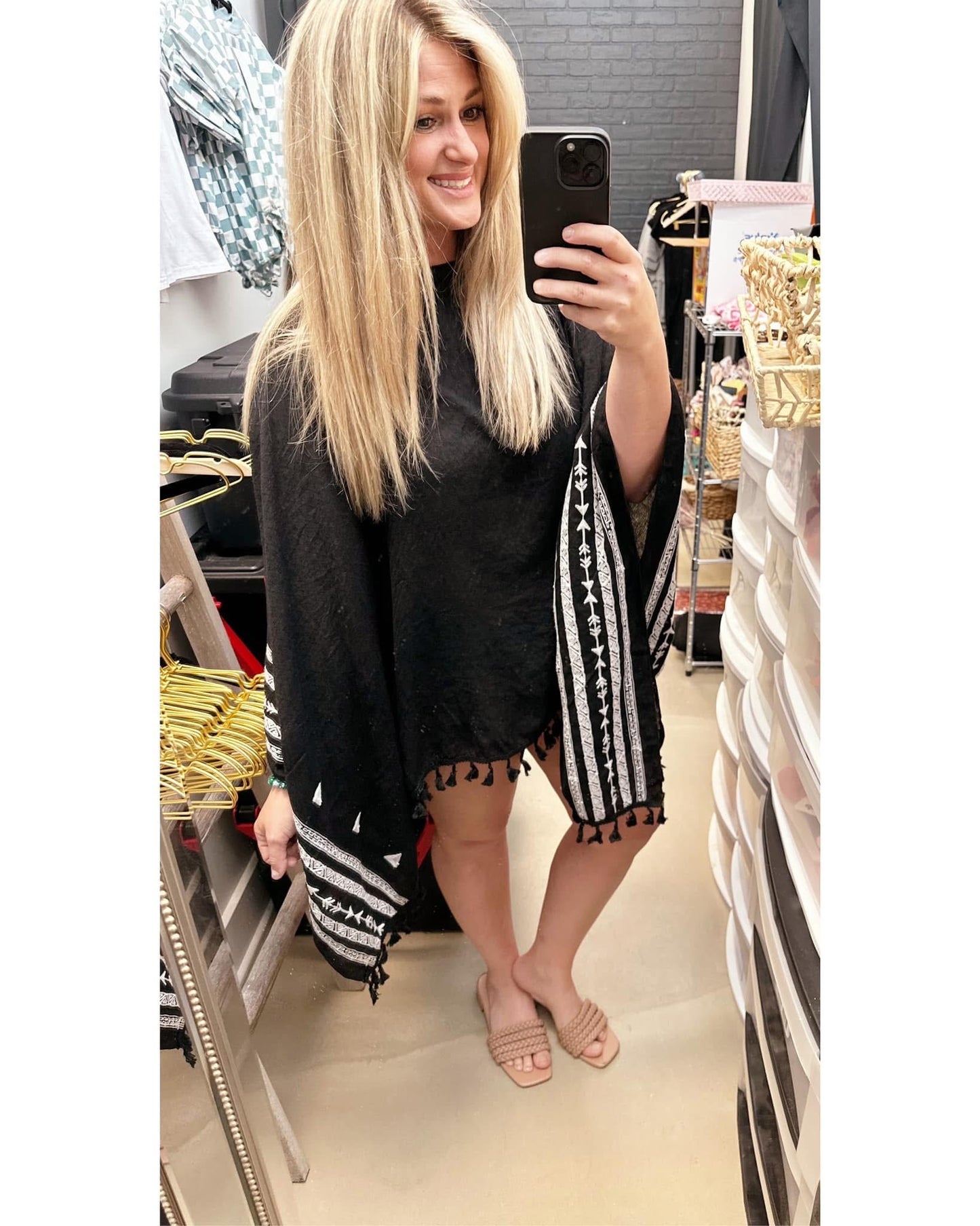 Sail Away Poncho Top