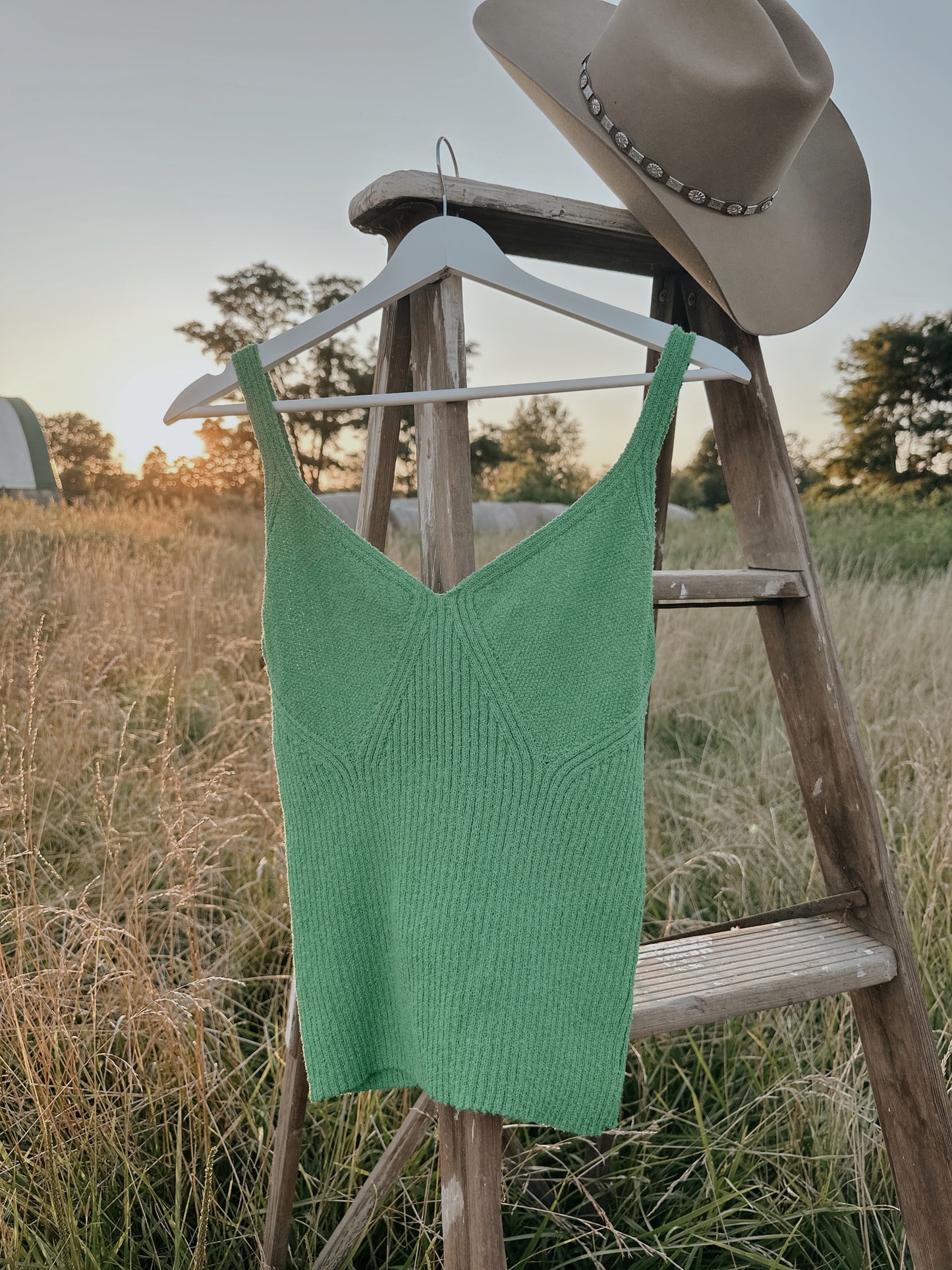 Sweet Grass Knit Tank