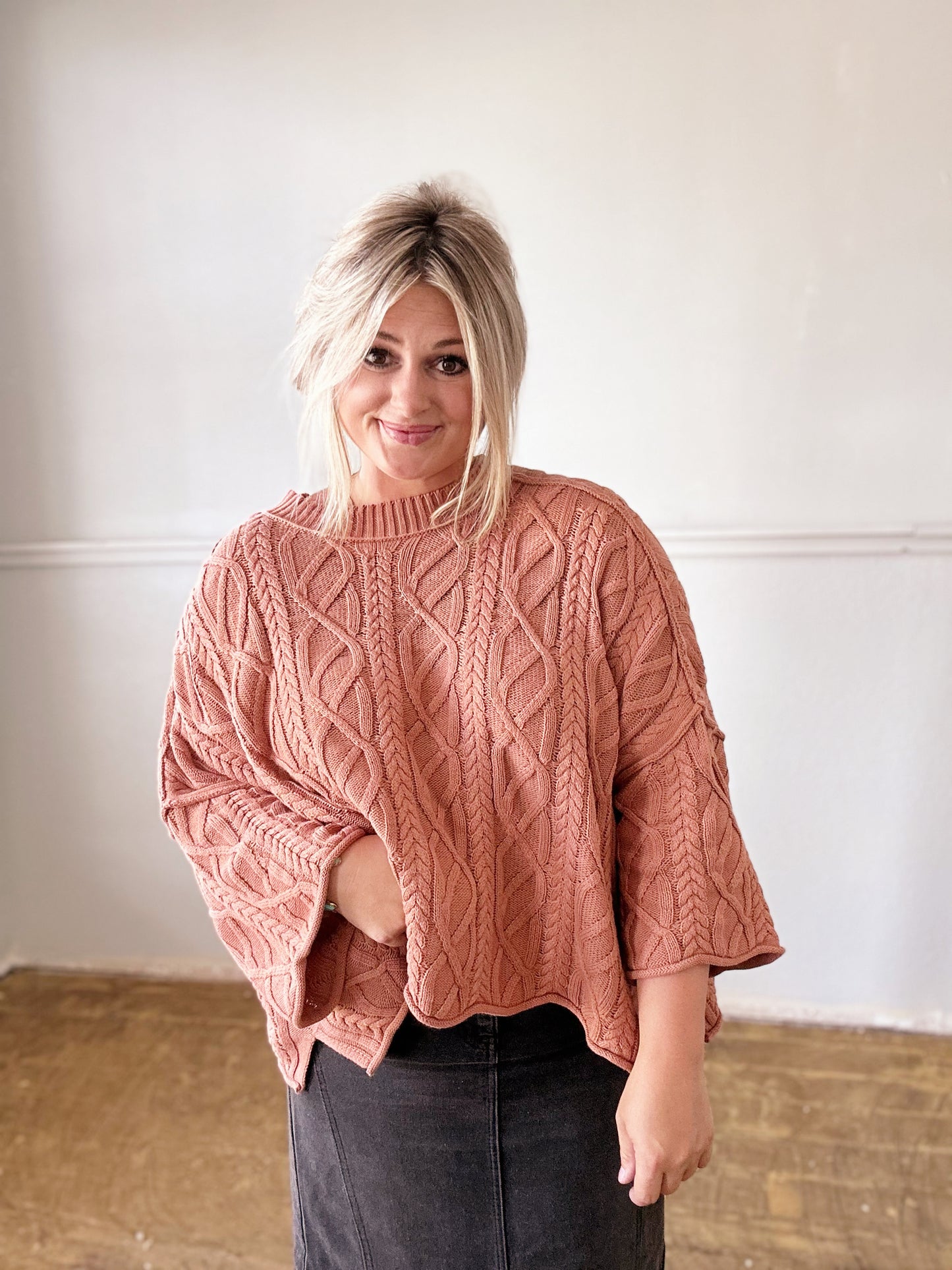 Sand & Canyon Sweater - Rust