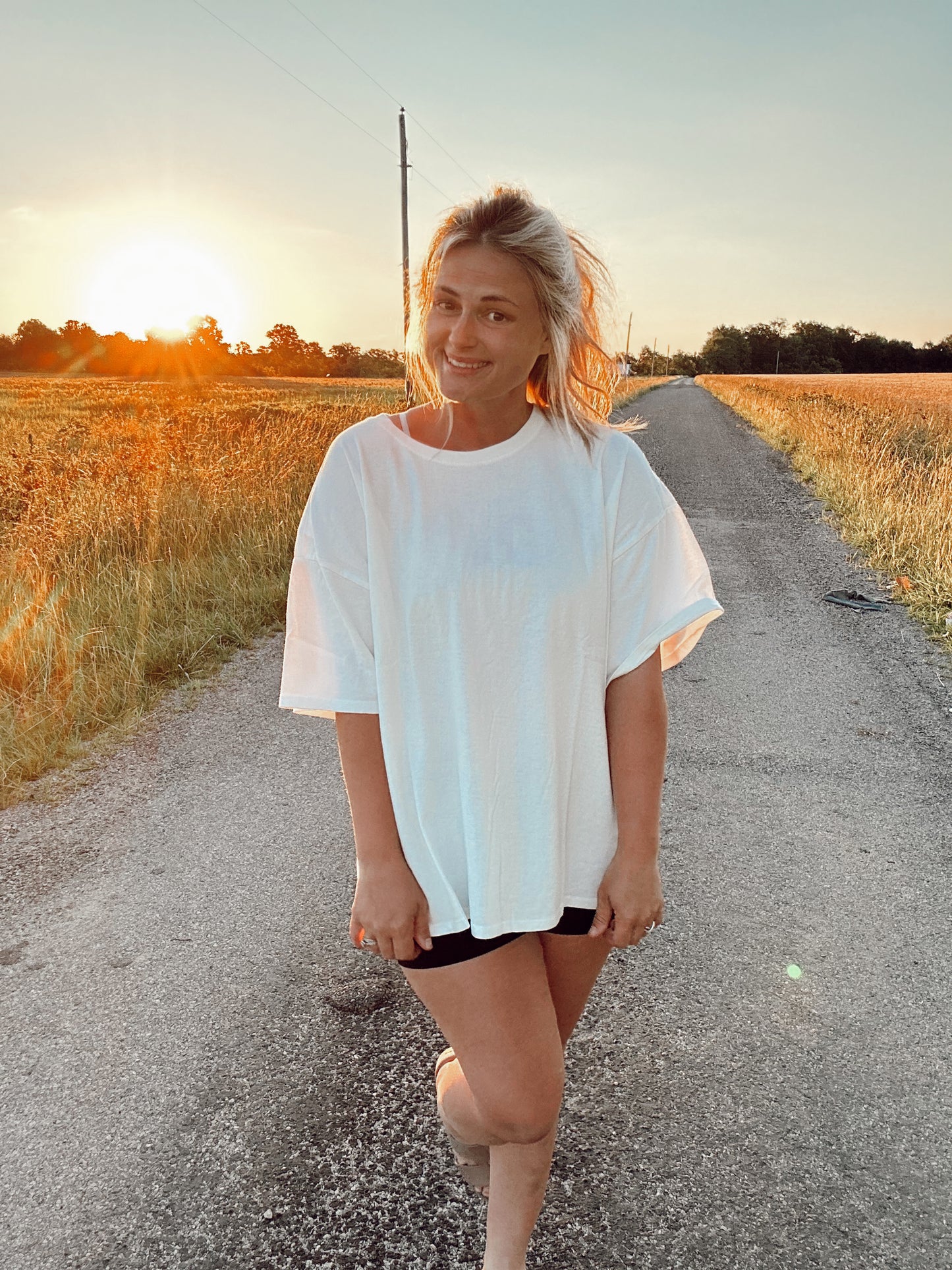 Lela’s Oversized Tee - Off White
