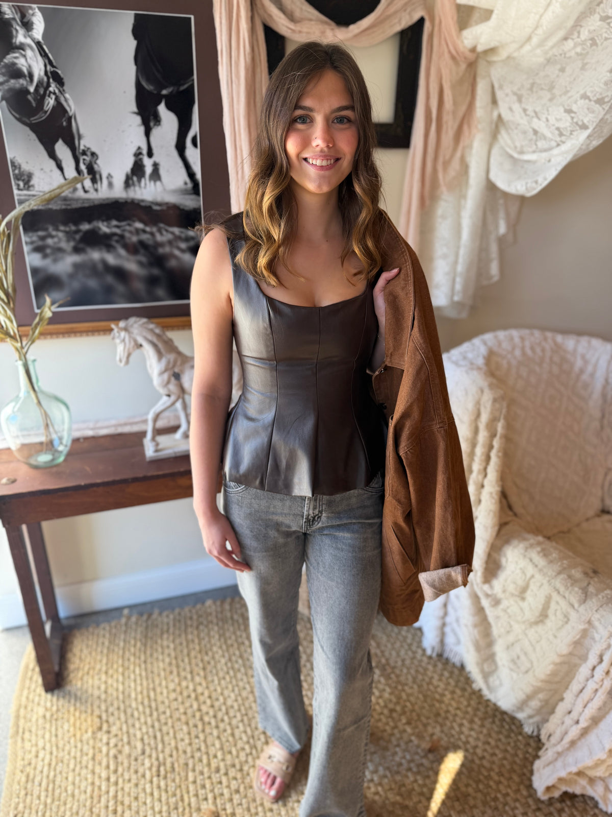 Blaine High Waist Straight Leg Jeans | Habitual Denim