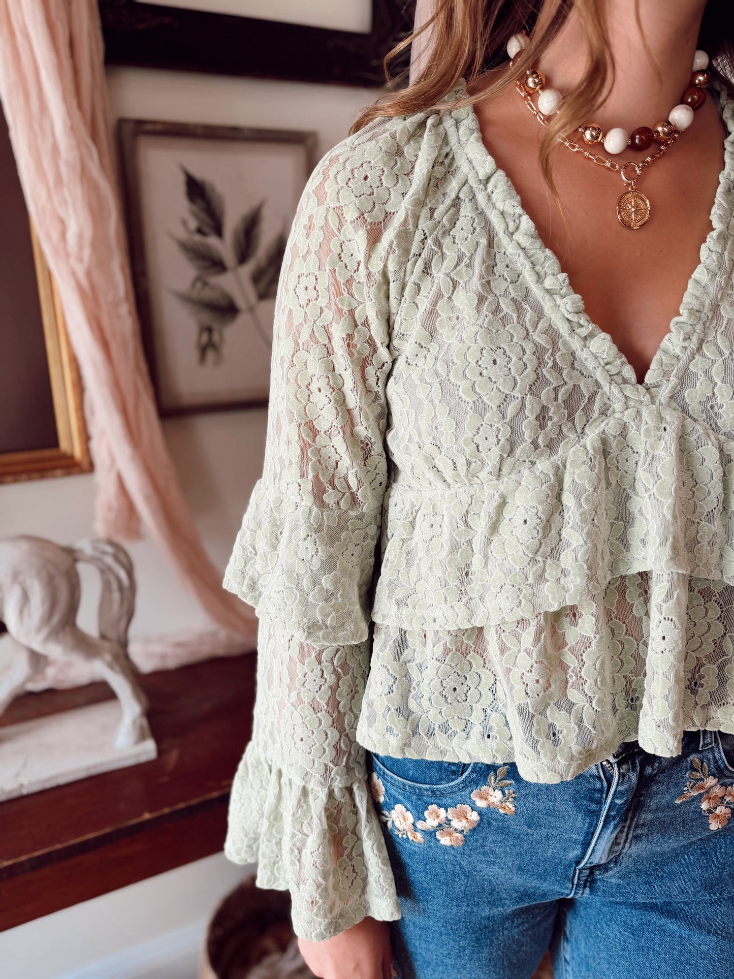 The Fern Hollow Blouse