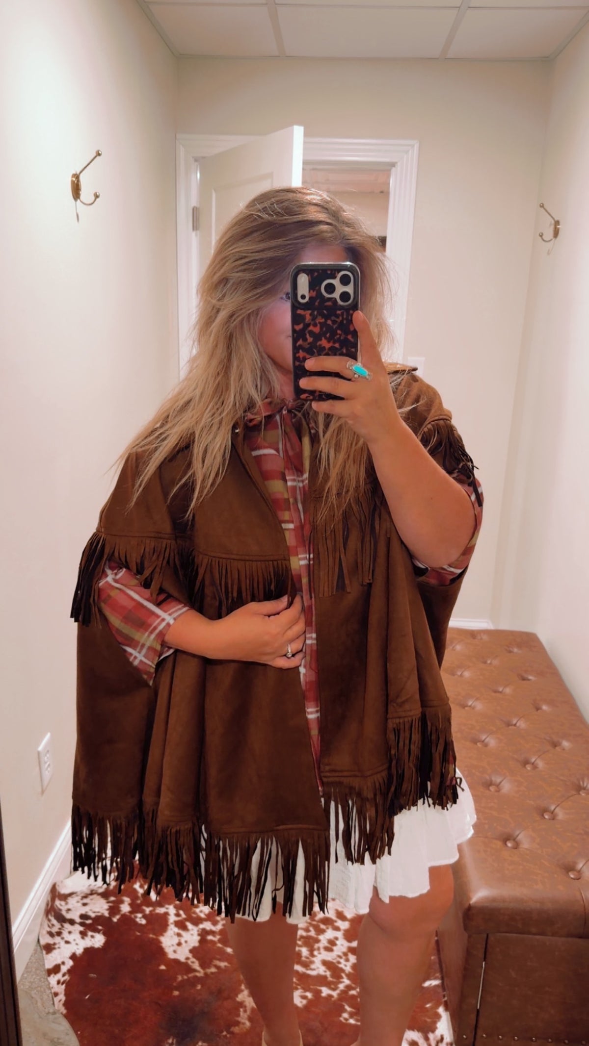 The Foxwood Fringe Cape