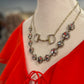 1888 Mixed Layered Snaffle Bit 18” Necklace