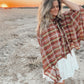 Hawthorne Plaid Tie Blouse
