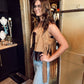 Fringe Suede Western Vest