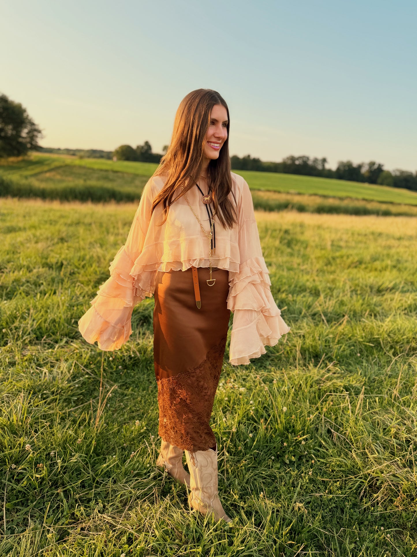 The Willow Ruffle Blouse