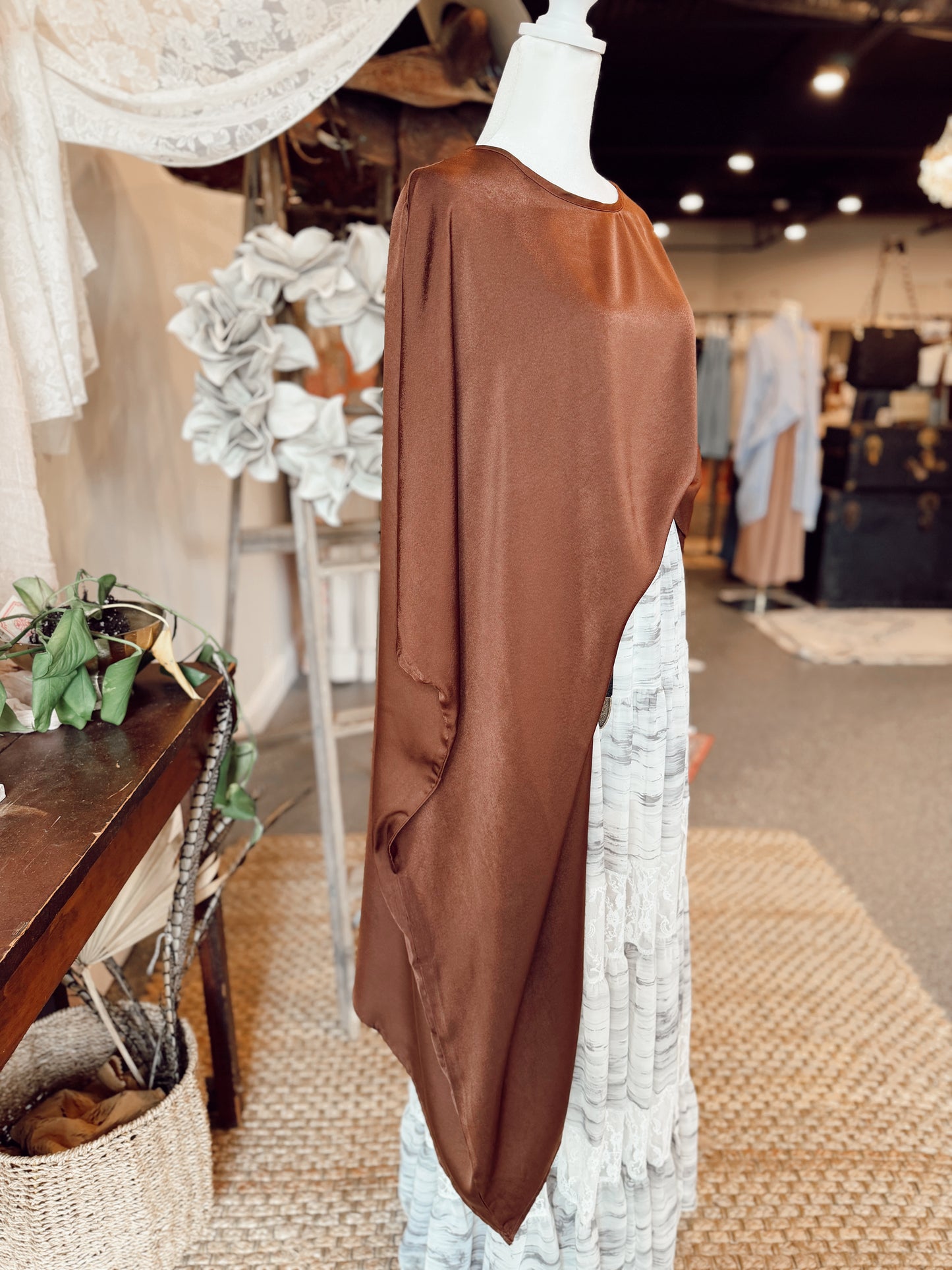 Dust & Diamonds Tunic - Dark Cocoa