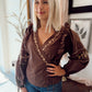 The Sonnet Blouse - Brown