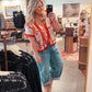 Pearls Patchwork Top