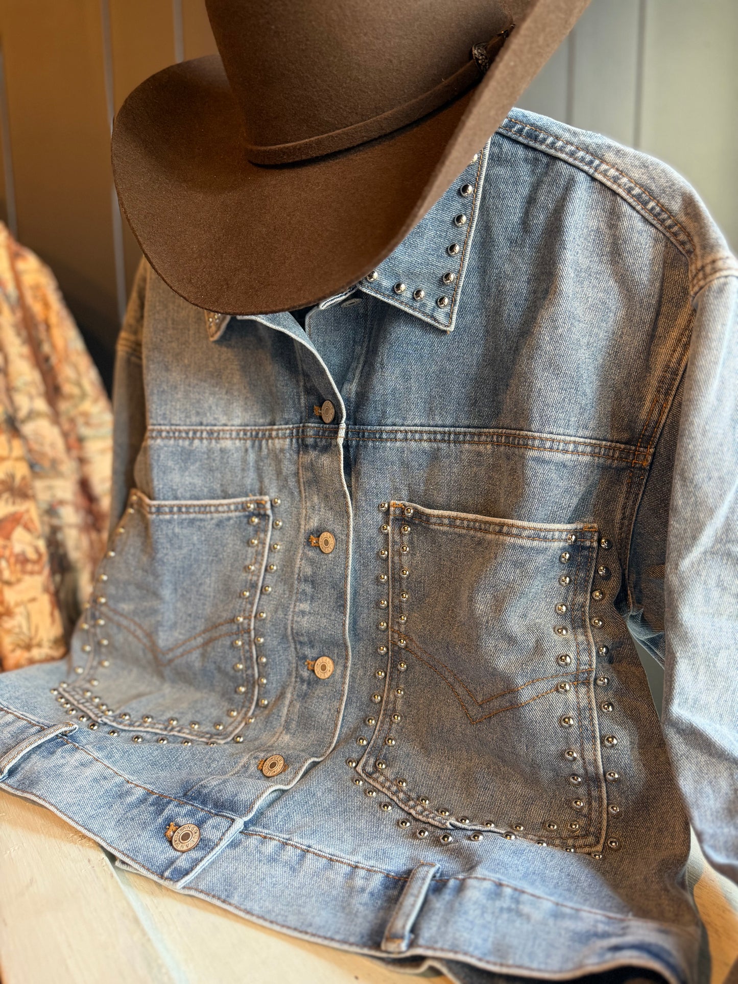 Dubois Studded Denim Jacket