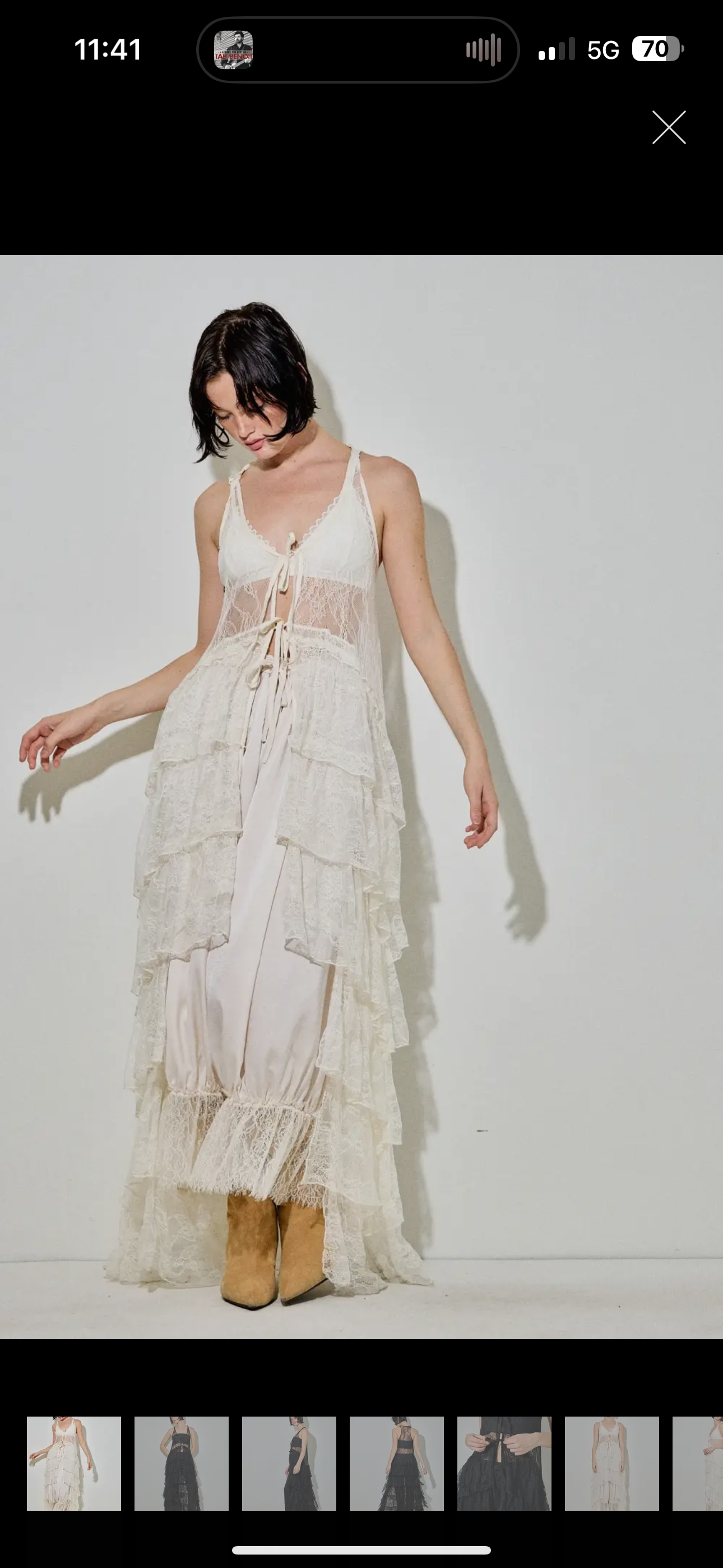 Prairie Moon Lace Duster