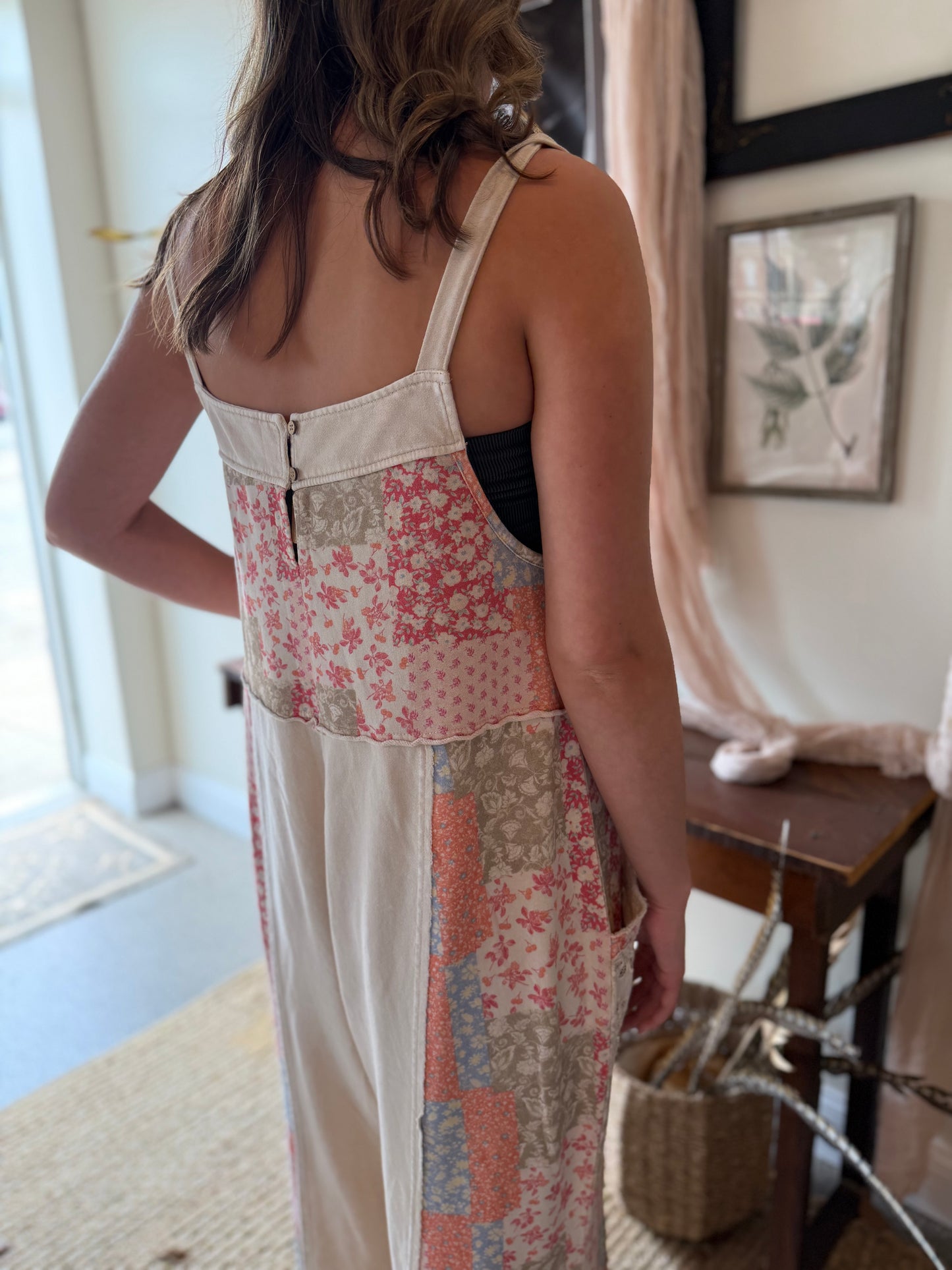 Patch Work Summer Overalls