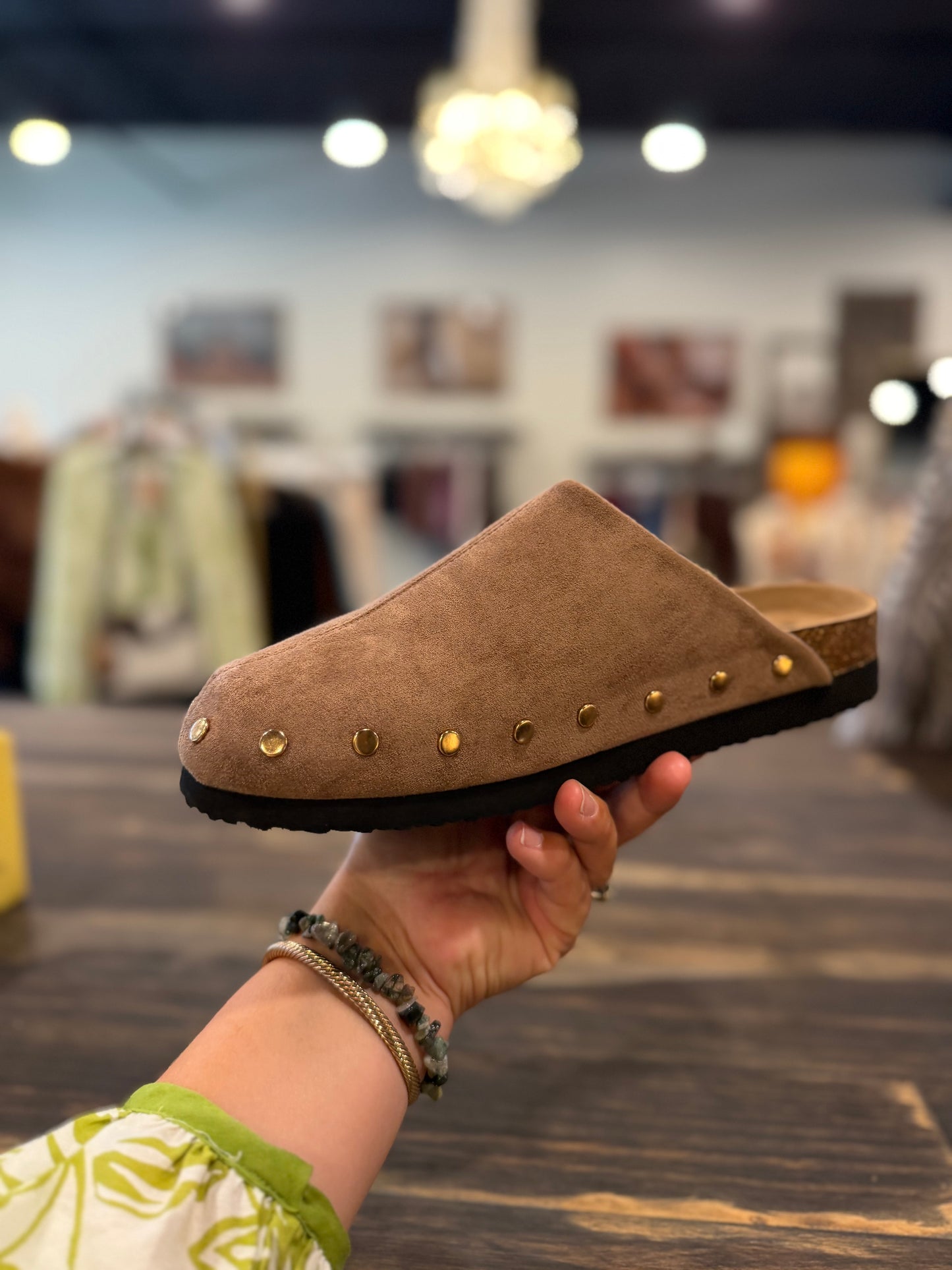 The Saddleback Studded Clog