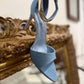 Denim & Gold Heel
