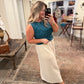 Linen Palazzo Pant – Sand