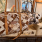 Boho Luxe Duffle - Tan