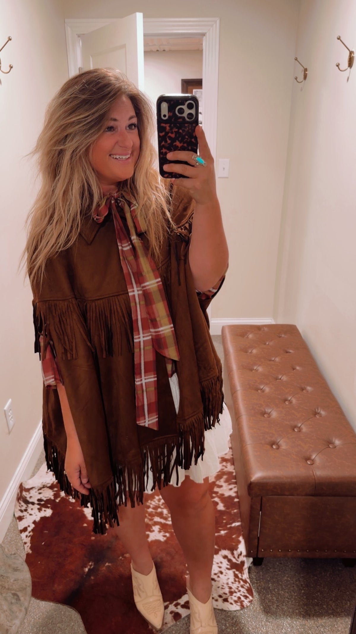The Foxwood Fringe Cape