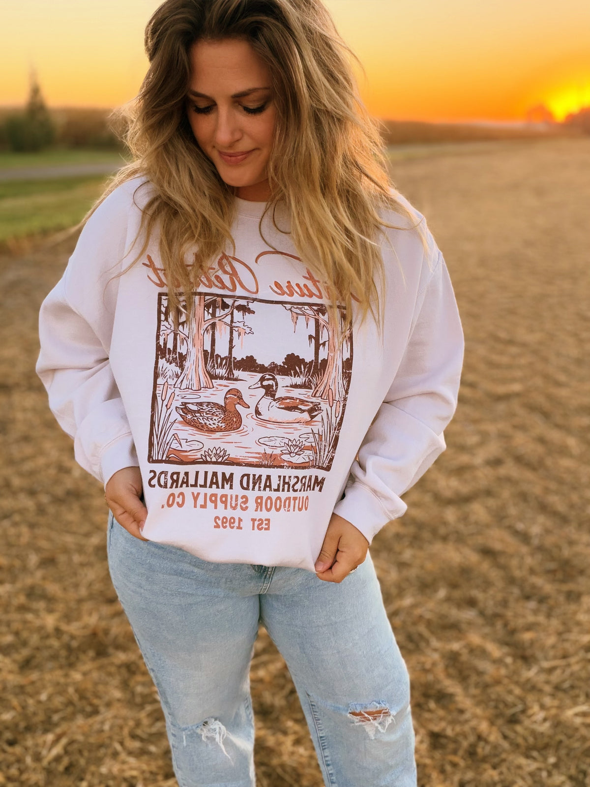The Marshland Retreat Crewneck