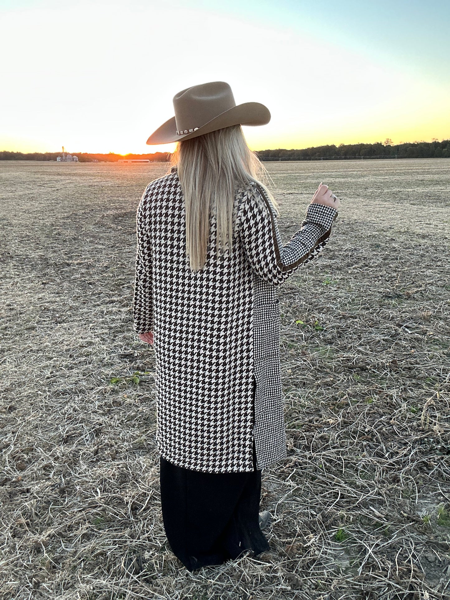 Knoxville Houndstooth Coat