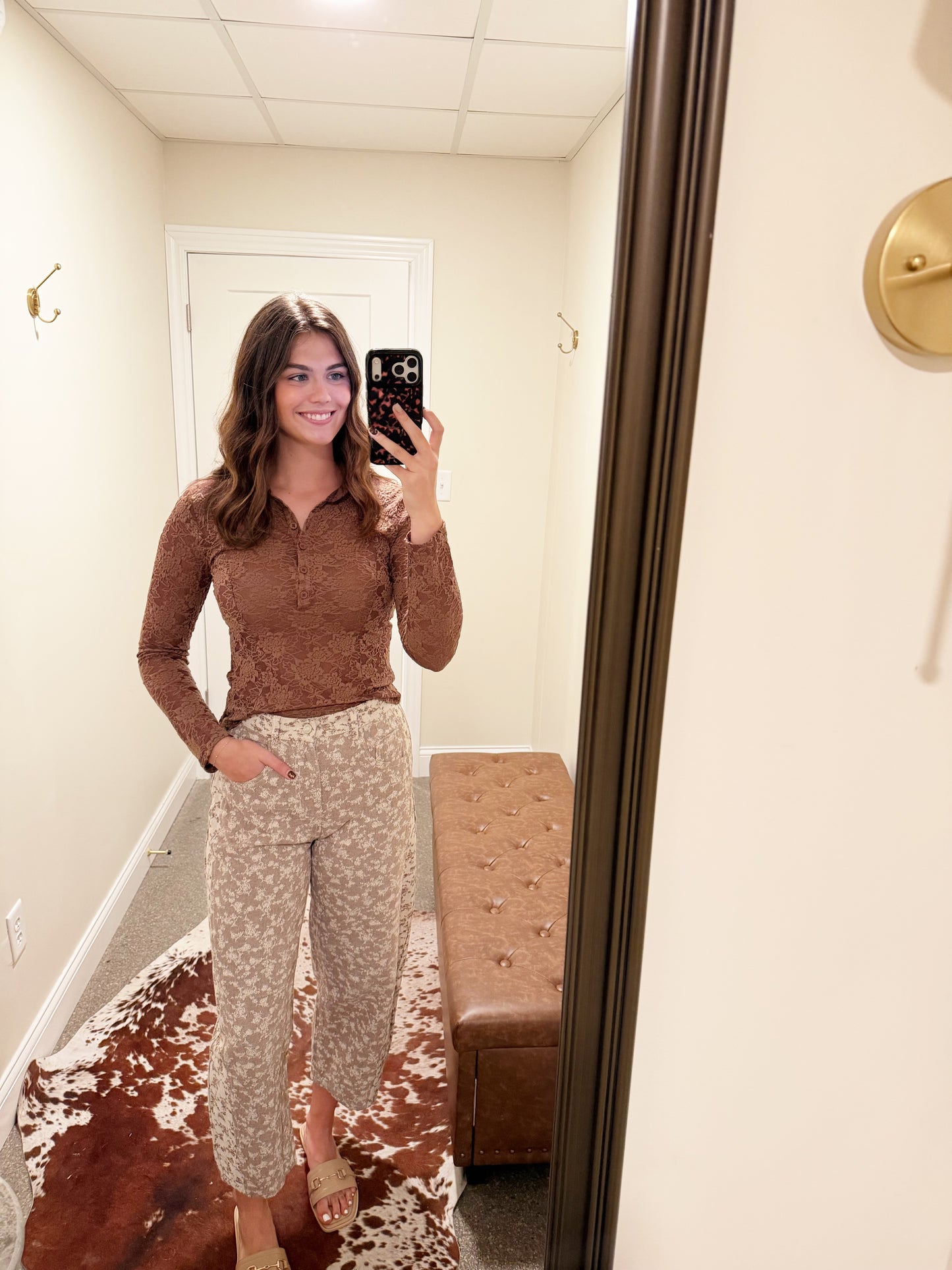 The Bramble Lace Henley