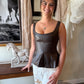 The Midnight Muse Peplum Top