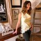 The Heirloom Lace Satin Tank