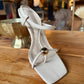 The Hisako Heel Beige