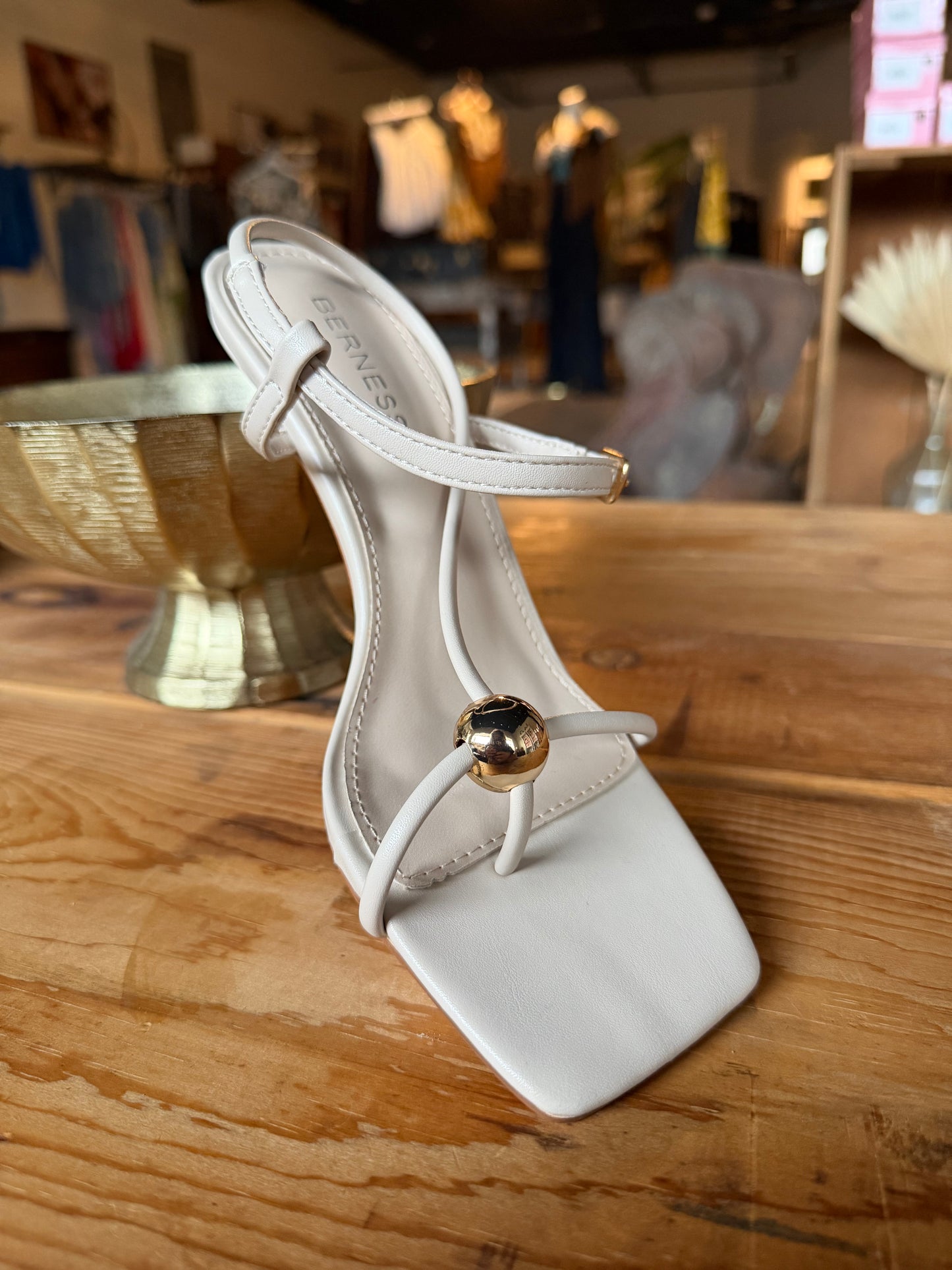 The Hisako Heel Beige