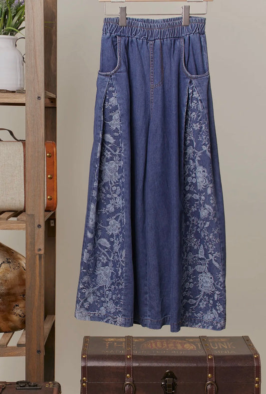 Wide Leg Jean Pants