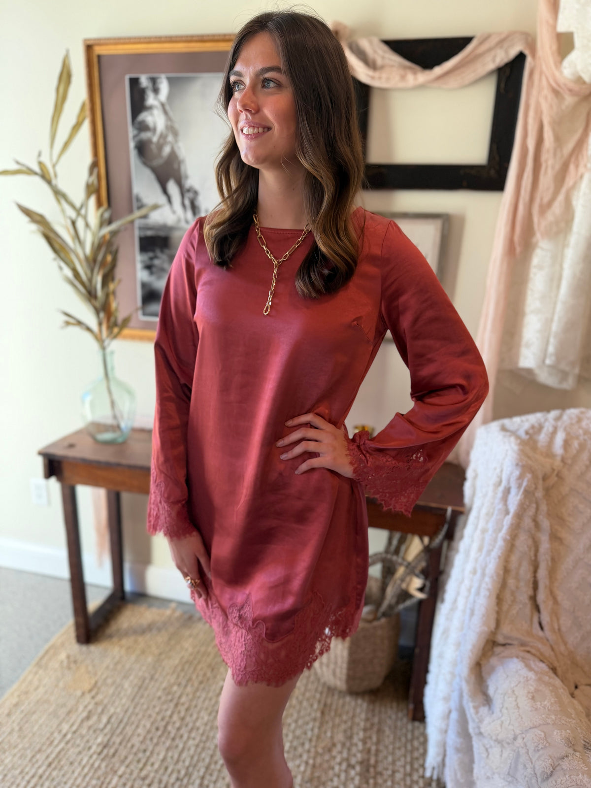 The Cranberry Estate Dress