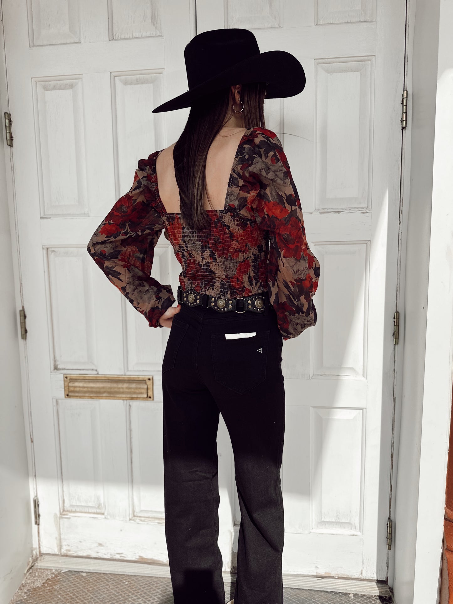 Floral Sweetheart Corset Top