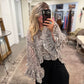 The Marlowe Zebra Blouse