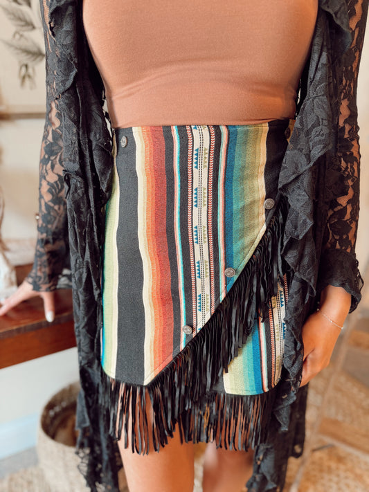 Winona’s Woven Serape Skirt