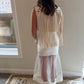Emmelines Ivory Fringe Vest