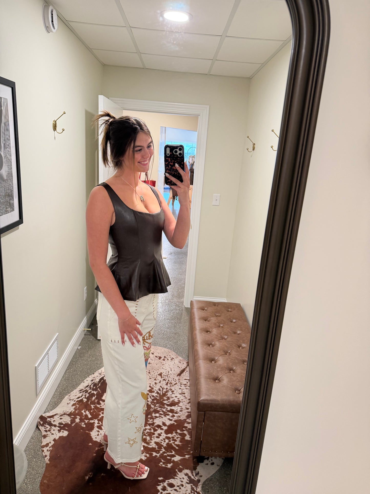 The Midnight Muse Peplum Top