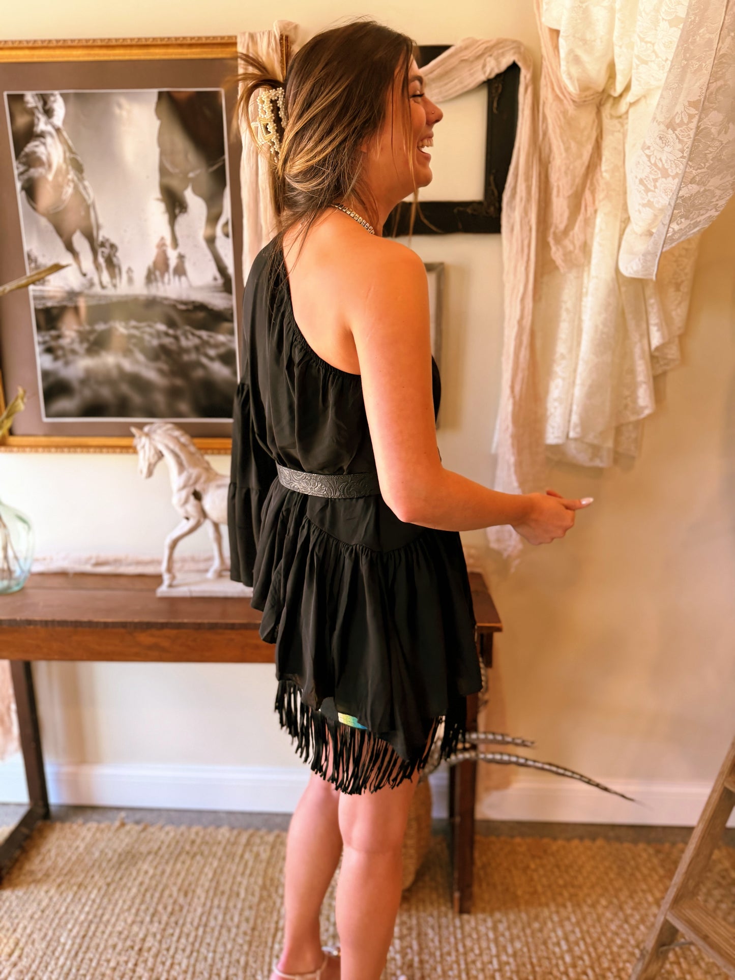 The Midnight Mirage Blouse