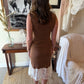 The Eloise Lace Sweater Dress