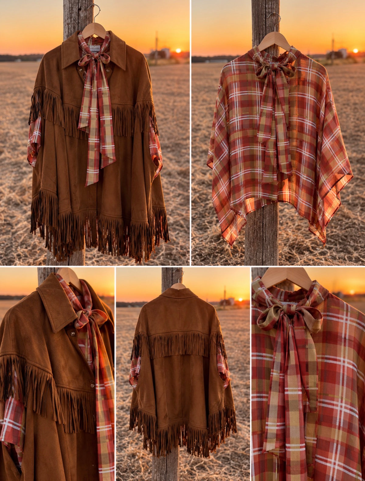 The Foxwood Fringe Cape